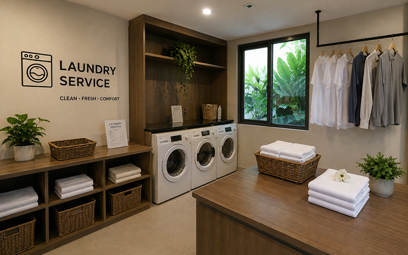 Laundry Service - The Bountie Hotel Sukabumi